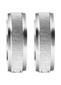 Adelia&acute;s Klappcreolen ADELIA ́S "Damen Ohrringe &ndash; Klappcreole aus Edelstahl", Damen, Gr. Damen, Edelstahl, silber, Ohrringe Klappcreolen, Perfekt als Geschenk zum einfach so