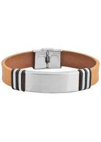 Adelia&acute;s Armband ADELIA ́S "Herren Armband aus Leder 21 cm", braun, Armb&auml;nder, Herren, 21cm, Leder, Armband, Geschenkidee: zeitlos und vielseitig