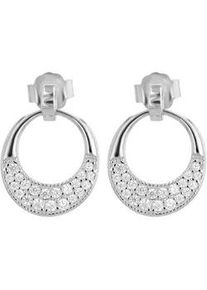 Adelia&acute;s Paar Ohrh&auml;nger ADELIA ́S "Damen Ohrringe &ndash; Ohrstecker aus 925 Silber mit Zirkonia", Damen, Gr. Damen, Silber 925 (Sterlingsilber), silber, Ohrringe, Ein Geschenk, das Freude macht