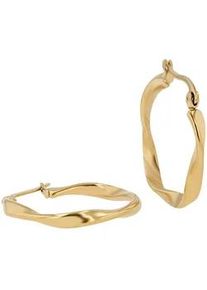 Adelia&acute;s Paar Creolen ADELIA ́S "Damen Ohrringe &ndash; Creole aus Edelstahl", Damen, Gr. Damen, Edelstahl, gold, Ohrringe, Ideal als Geschenk zum einen besonderen Tag