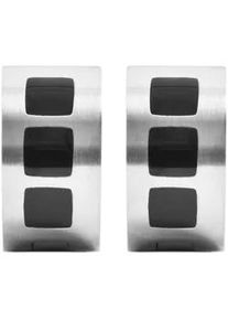 Adelia&acute;s Klappcreolen ADELIA ́S "Damen Ohrringe &ndash; Klappcreole aus Edelstahl", Damen, Gr. Damen, Edelstahl, silber, Ohrringe Klappcreolen, Eine sch&ouml;ne Geschenkidee f&uuml;r jeden Anlass