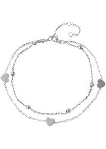 Adelia&acute;s Armband ADELIA ́S "Damen Armband &ndash; Herz aus Edelstahl 22,5 cm", silber, Armb&auml;nder, Damen, 22cm, Edelstahl, Armband, Perfekt als Geschenk f&uuml;r besondere Menschen
