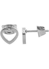 Adelia&acute;s Paar Ohrh&auml;nger ADELIA ́S "Damen Ohrringe &ndash; Ohrstecker aus Edelstahl", Damen, Gr. Damen, Edelstahl, silber, Ohrringe, Ideal als Geschenk &ndash; dezent und elegant