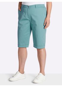 sheego Gro&szlig;e Gr&ouml;&szlig;en Jeansbermudas mit Dehnbund hinten, ozean, Gr&ouml;&szlig;e 50 - Damen