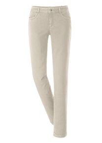 Ascari sheego Gro&szlig;e Gr&ouml;&szlig;en Stretch-Jeans in R&ouml;hren-Form, sand, Gr&ouml;&szlig;e 23 - Damen