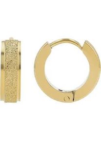 Adelia&acute;s Klappcreolen ADELIA ́S "Damen Ohrringe &ndash; Klappcreole aus Edelstahl", Damen, Gr. Damen, Edelstahl, gold, Ohrringe Klappcreolen, Ein Geschenk, das Freude macht