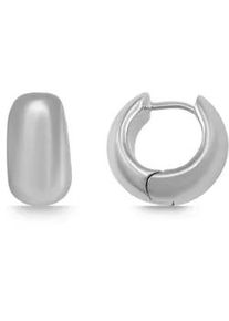 Adelia&acute;s Klappcreolen ADELIA ́S "Damen Ohrringe &ndash; Klappcreole aus 925 Silber", Damen, Gr. Damen, Silber 925 (Sterlingsilber), silber, Ohrringe Klappcreolen, Zum Verschenken &ndash; ideal zum Muttertag