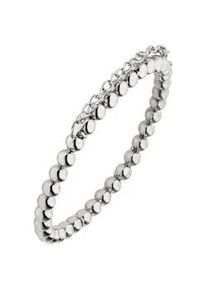 Armband Jobo "Kugelarmband Layering 16,5 cm", silber 925, Armb&auml;nder, Damen, 16,5cm, Silber 925 (Sterlingsilber), Armband, 925 Silber mit Ankerkette und Herzanh&auml;nger