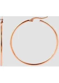 Adelia&acute;s Paar Creolen ADELIA ́S "Damen Ohrringe &ndash; Creole aus Edelstahl", Damen, Gr. Damen, Edelstahl, gold, Ohrringe, Ideal als Geschenk &ndash; dezent und elegant