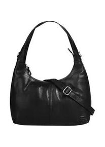 SPIKES & SPARROW Umh&auml;ngetasche SPIKES & SPARROW, Damen, Gr. B/H/T: 28cm x 9cm onesize, schwarz, Leder, vintage, Taschen Umh&auml;ngetasche, echt Leder