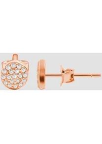 Adelia&acute;s Paar Ohrh&auml;nger ADELIA ́S "Damen Ohrringe &ndash; Ohrstecker aus 925 Silber mit Zirkonia", Damen, Gr. Damen, Silber 925 (Sterlingsilber), gold, Ohrringe, Zum Verschenken &ndash; passend f&uuml;r viele Anl&auml;sse