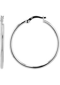 Adelia&acute;s Paar Creolen ADELIA ́S "Damen Ohrringe &ndash; Creole aus 925 Silber", Damen, Gr. Damen, Silber 925 (Sterlingsilber), silber, Ohrringe, Ideal als Geschenk zum einen besonderen Tag