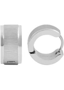 Adelia&acute;s Klappcreolen ADELIA ́S "Damen Ohrringe &ndash; Klappcreole aus Edelstahl", Damen, Gr. Damen, Edelstahl, silber, Ohrringe Klappcreolen, Sch&ouml;ne Geschenkidee zum Valentinstag