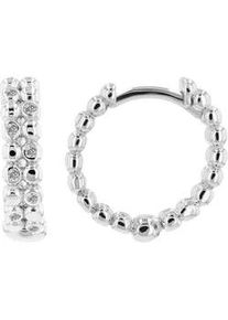 Adelia&acute;s Paar Creolen ADELIA ́S "Damen Ohrringe &ndash; Creole aus 925 Silber mit Zirkonia", Damen, Gr. Damen, Silber 925 (Sterlingsilber), silber, Ohrringe, Ideal zum Verschenken &ndash; schlicht und stilvoll