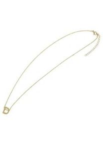 Adelia&acute;s Kette ohne Anh&auml;nger ADELIA ́S "Damen Halskette &ndash; Buchstabe N aus Edelstahl 45+5", gold, Halsketten, Damen, 50cm, Edelstahl, Geschenkidee: zeitlos und vielseitig