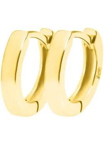 Adelia&acute;s Klappcreolen ADELIA ́S "Damen Ohrringe &ndash; Klappcreole aus 925 Silber", Damen, Gr. Damen, Silber 925 (Sterlingsilber), gold, Ohrringe Klappcreolen, Perfekt als Geschenk zum Muttertag