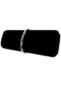 Adelia&acute;s Gliederarmband ADELIA ́S "Unisex Armband &ndash; Kugelarmband aus Edelstahl 18,5 cm", wei&szlig;, Armb&auml;nder, Damen, 18cm, Edelstahl, Gliederarmband, Ein stilvolles Geschenk f&uuml;r besondere Momente