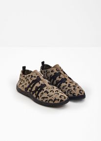 bonprix Barfu&szlig;schuhe mit flexibler Sohle, beige, Gr.42, Bequemer Barfu&szlig;-Sneaker, aus Vegan