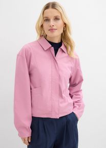 bonprix Blouson, rosa, Gr.38, Blouson mit Bindeband