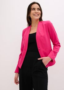 bonprix Blazer, pink, Gr.36, Modischer Blazer mit Paspeltaschen
