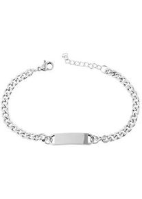 Adelia&acute;s Armband ADELIA ́S "Unisex Armband &ndash; Panzerarmband aus Edelstahl 17+3 cm", silber, Armb&auml;nder, Damen, 20cm, Edelstahl, Armband, Zum Verschenken &ndash; passend f&uuml;r viele Anl&auml;sse