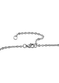 Adelia&acute;s Kette ohne Anh&auml;nger ADELIA ́S "Damen Halskette &ndash; Ankerkette aus Edelstahl mit Zirkonia 45 cm", silber, Halsketten, Damen, 45cm, Edelstahl, Sch&ouml;ne Geschenkidee zum einen besonderen Tag