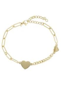 Adelia&acute;s Armband ADELIA ́S "Damen Armband &ndash; Herz aus Edelstahl 18 cm", gold, Armb&auml;nder, Damen, 18cm, Edelstahl, Armband, Ideal als Geschenk &ndash; dezent und elegant