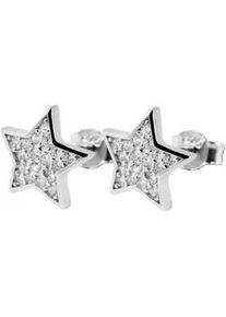 Adelia&acute;s Paar Ohrh&auml;nger ADELIA ́S "Damen Ohrringe &ndash; Ohrstecker aus 925 Silber mit Zirkonia", Damen, Gr. Damen, Silber 925 (Sterlingsilber), silber, Ohrringe, Ideal als Geschenk zum Weihnachten