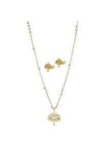 Adelia&acute;s Kette ohne Anh&auml;nger ADELIA ́S "Damen Halskette mit Anh&auml;nger &ndash; Lebensbaum aus Edelstahl", gold, Halsketten, Damen, 45cm, Edelstahl, Perfekt zum Verschenken an besondere Menschen