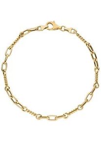 Goldarmband Jobo "Armband Fantasiearmband 4,1 mm 19 cm", gelbgold 333, Armb&auml;nder, Damen, 19cm, Gelbgold 333, Goldarmband, 333 Gold
