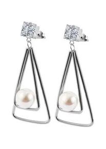 Adelia&acute;s Paar Ohrh&auml;nger ADELIA ́S "Damen Ohrringe &ndash; Ohrh&auml;nger aus Edelstahl", Damen, Gr. Damen, Edelstahl, silber, Ohrringe, Ideal als Geschenk zum Jubil&auml;um