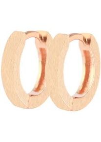 Adelia&acute;s Klappcreolen ADELIA ́S "Damen Ohrringe &ndash; Klappcreole aus 925 Silber", Damen, Gr. Damen, Silber 925 (Sterlingsilber), gold, Ohrringe Klappcreolen, Ideal als Geschenk &ndash; dezent und elegant