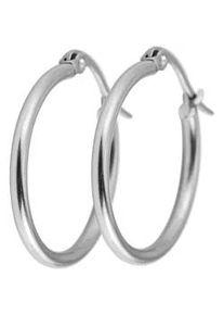 Adelia&acute;s Paar Creolen ADELIA ́S "Damen Ohrringe &ndash; Creole aus Edelstahl", Damen, Gr. Damen, Edelstahl, silber, Ohrringe, Perfekt als Geschenk zum Weihnachten