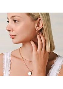 Adelia&acute;s Paar Creolen ADELIA ́S "Damen Ohrringe &ndash; Creole aus Edelstahl", Damen, Gr. Damen, Edelstahl, gold, Ohrringe, Zum Verschenken &ndash; ideal zum Valentinstag