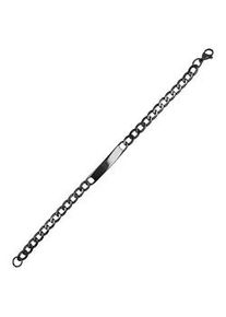 Adelia&acute;s Armband ADELIA ́S "Unisex Armband &ndash; Panzerarmband aus Edelstahl 19 cm", schwarz, Armb&auml;nder, Damen, 19cm, Edelstahl, Armband, Geschenkidee: zeitlos und vielseitig