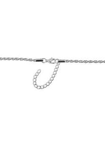 Adelia&acute;s Kette ohne Anh&auml;nger ADELIA ́S "Damen Halskette &ndash; Kordelkette aus Edelstahl 50+5", silber, Halsketten, Damen, 55cm, Edelstahl, Perfekt als Geschenk zum einen besonderen Tag