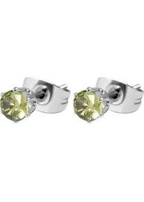 Adelia&acute;s Paar Ohrh&auml;nger ADELIA ́S "Damen Ohrringe &ndash; Ohrstecker aus Edelstahl mit Zirkonia", Damen, Gr. Damen, Edelstahl, silber, Ohrringe, Sch&ouml;ne Geschenkidee zum Valentinstag