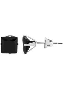 Adelia&acute;s Paar Ohrh&auml;nger ADELIA ́S "Damen Ohrringe &ndash; Ohrstecker aus Edelstahl mit Zirkonia", Damen, Gr. Damen, Edelstahl, silber, Ohrringe, Ideal als Geschenk &ndash; dezent und elegant