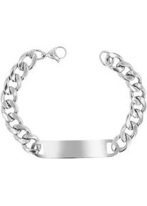 Adelia&acute;s Armband ADELIA ́S "Unisex Armband &ndash; Panzerarmband aus Edelstahl 21 cm", silber, Armb&auml;nder, Damen, 21cm, Edelstahl, Armband, Zum Verschenken &ndash; passend f&uuml;r viele Anl&auml;sse