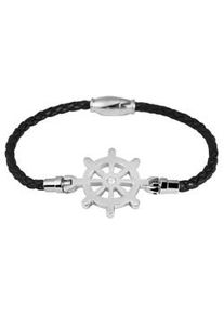 Adelia&acute;s Armband ADELIA ́S "Damen Armband &ndash; Textilarmband aus Leder 18 cm", schwarz, Armb&auml;nder, Damen, 18cm, Leder, Armband, Zum Verschenken &ndash; ideal zum Jubil&auml;um