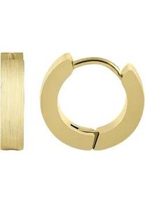 Adelia&acute;s Klappcreolen ADELIA ́S "Unisex Ohrringe &ndash; Klappcreole aus Edelstahl", Damen, Gr. Unisex, Edelstahl, gold, Ohrringe Klappcreolen, Zum Verschenken an Menschen, die Ihnen am Herzen liegen