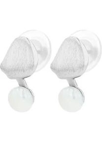 Adelia&acute;s Paar Ohrh&auml;nger ADELIA ́S "Damen Ohrringe &ndash; Ohrstecker aus 925 Silber mit S&uuml;&szlig;wasserperle", Damen, Gr. Damen, Silber 925 (Sterlingsilber), silber, Ohrringe, Ein kleines Geschenk mit gro&szlig;er Wirkung