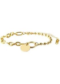 Adelia&acute;s Armband ADELIA ́S "Damen Armband &ndash; M&uuml;nze aus Edelstahl 17+3 cm", gold, Armb&auml;nder, Damen, 20cm, Edelstahl, Armband, Zum Verschenken an Menschen, die Ihnen am Herzen liegen