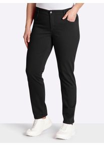 Ascari sheego Gro&szlig;e Gr&ouml;&szlig;en Stretch-Jeans in R&ouml;hren-Form, schwarz, Gr&ouml;&szlig;e 25 - Damen