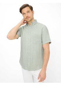 Brax Herren Hemd Style DAN herb, hellgr&uuml;n, Gr. L