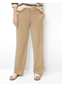 Raphaela by Brax Damen Marlenehose Style PEGGY FLARED BAMBOO, Beige, Gr. 42