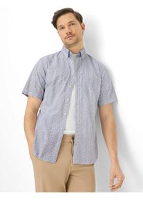 Brax Herren Hemd Style DAN cove, Blau, Gr. L