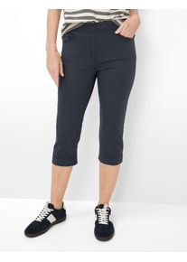 Raphaela by Brax Damen Caprihose Style PAMINA CAPRI NAVY, dunkelblau, Gr. 42