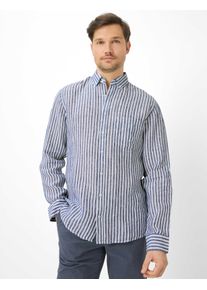 Brax Herren Hemd Style DANIEL marine, Blau, Gr. L