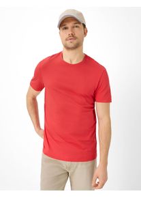 Brax Herren Shirt Style TED hibiscus, Rot, Gr. L